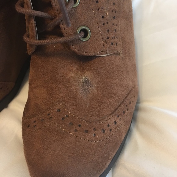 Lace up wedge booties - Picture 3 of 5